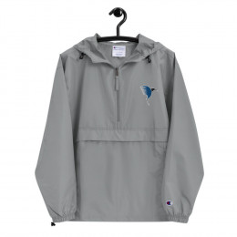 Hummingbird Embroidered Champion Packable Jacket