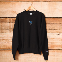 Hummingbird Embroider Champion Sweatshirt